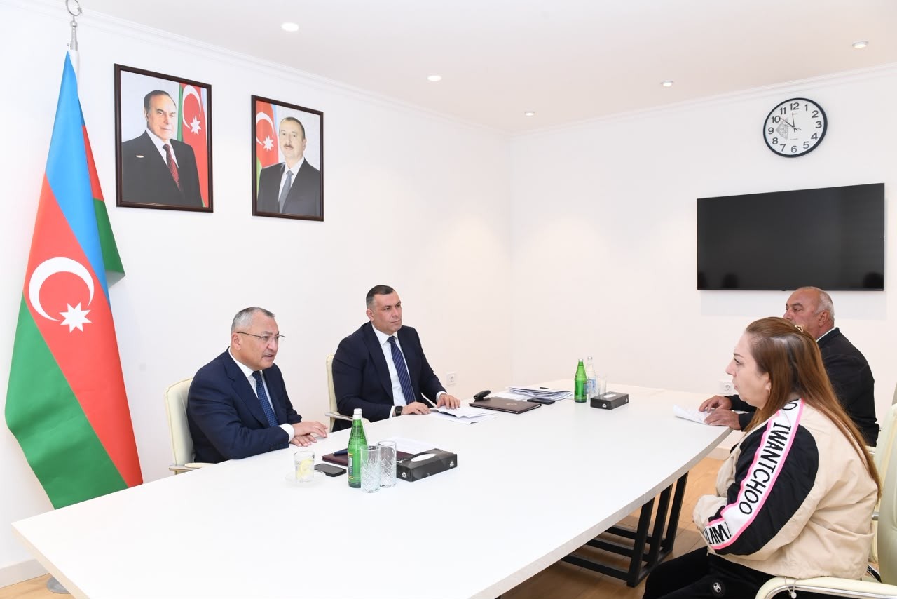 Laçında keçmiş məcburi köçkünlərin müraciətləri dinlənilib - FOTOLAR