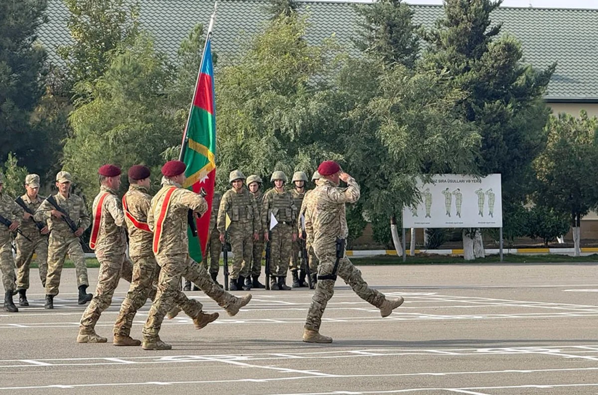 Hərbi vəzifəlilərin təlim toplanışları başa çatdı - FOTOLAR