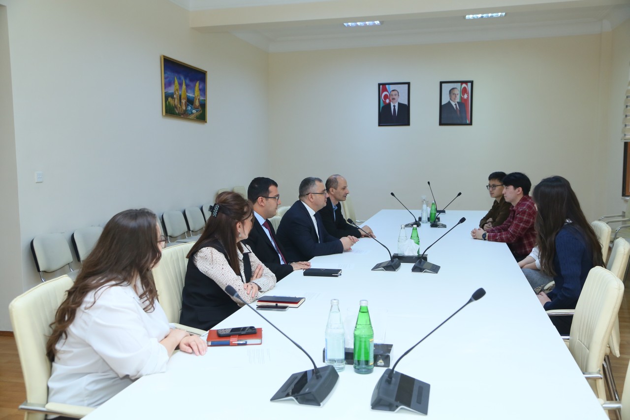 Qazaxıstanlı magistrantlar AzTU-da - FOTOLAR