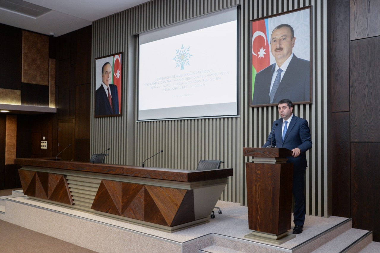 YAP-ın VIII Qurultayından irəli gələn vəzifələr müzakirə olundu - FOTOLAR