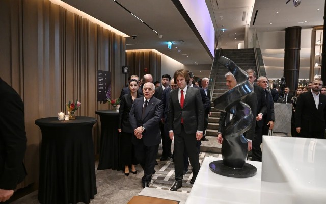 Əli Əsədov və İrakli Kobaxidze Gürcüstanda hotel açılışı etdilər - FOTOLAR