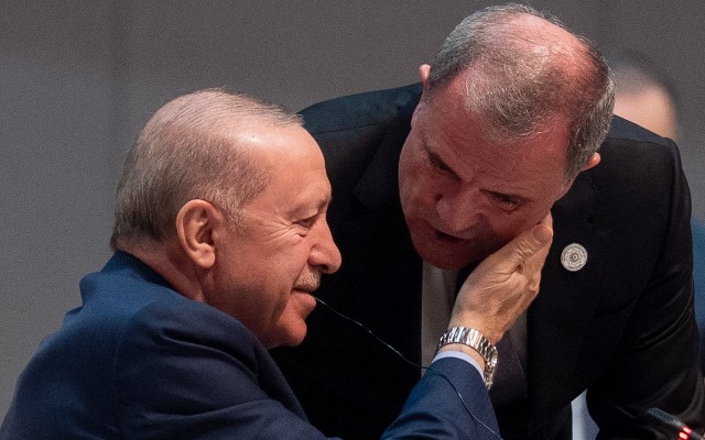Ərdoğanla Ceyhun Bayramovun səmimi görüşü - FOTO