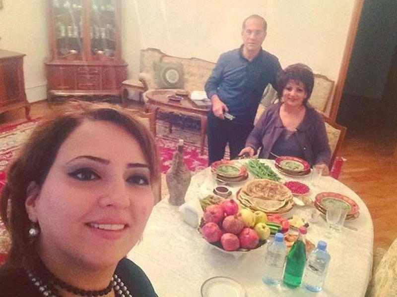 İradə İsak həyat yoldaşı ilə Zöhrə Abdullayevanın qonağı oldular - FOTO