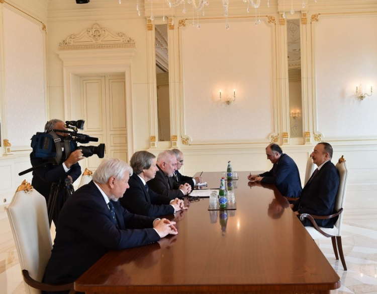 Prezident həmsədrləri qəbul edib - FOTO (Yenilənib)