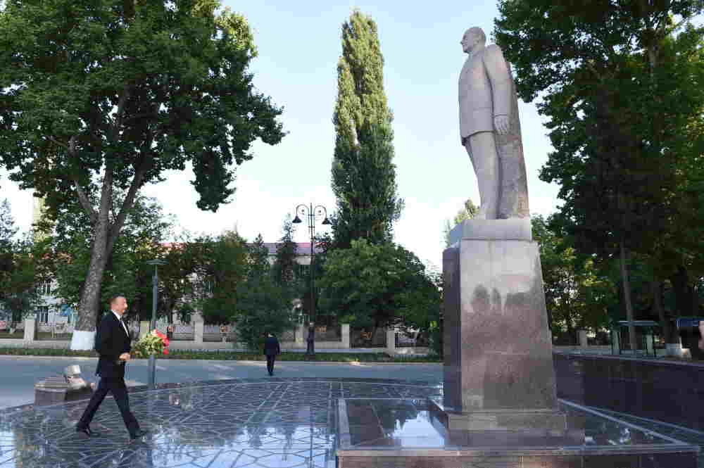 Prezident və xanımı Ağdama gəldi - FOTOLAR (YENİ-5)