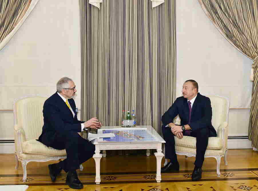 İlham Əliyev Gianpietro Benedettini qəbul edib - FOTO