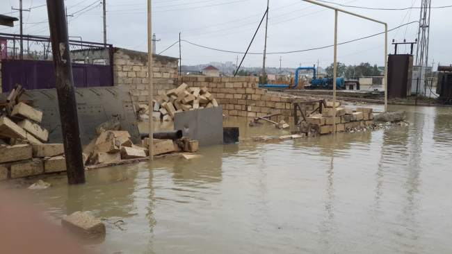 Cəlilabadda FƏLAKƏT: Yaşayış evləri su altında qaldı