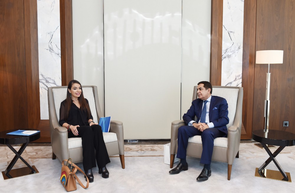 Leyla Əliyeva qəbul keçirdi - FOTO